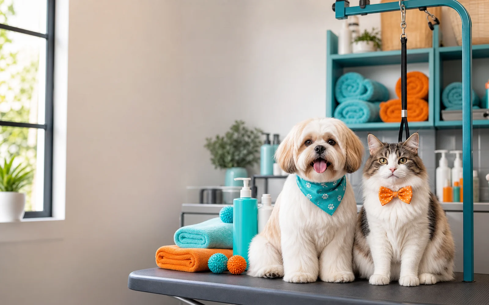 Cuidado tranquilo para o seu pet, do banho à consulta